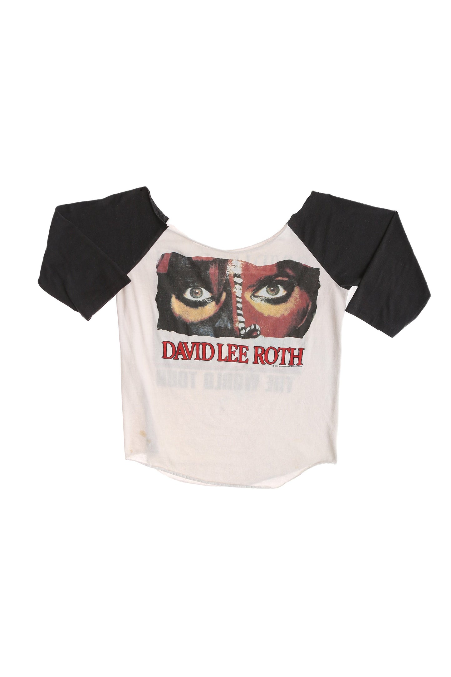 Vintage David Lee Roth The World Tour Rock Cut off T-shirt
