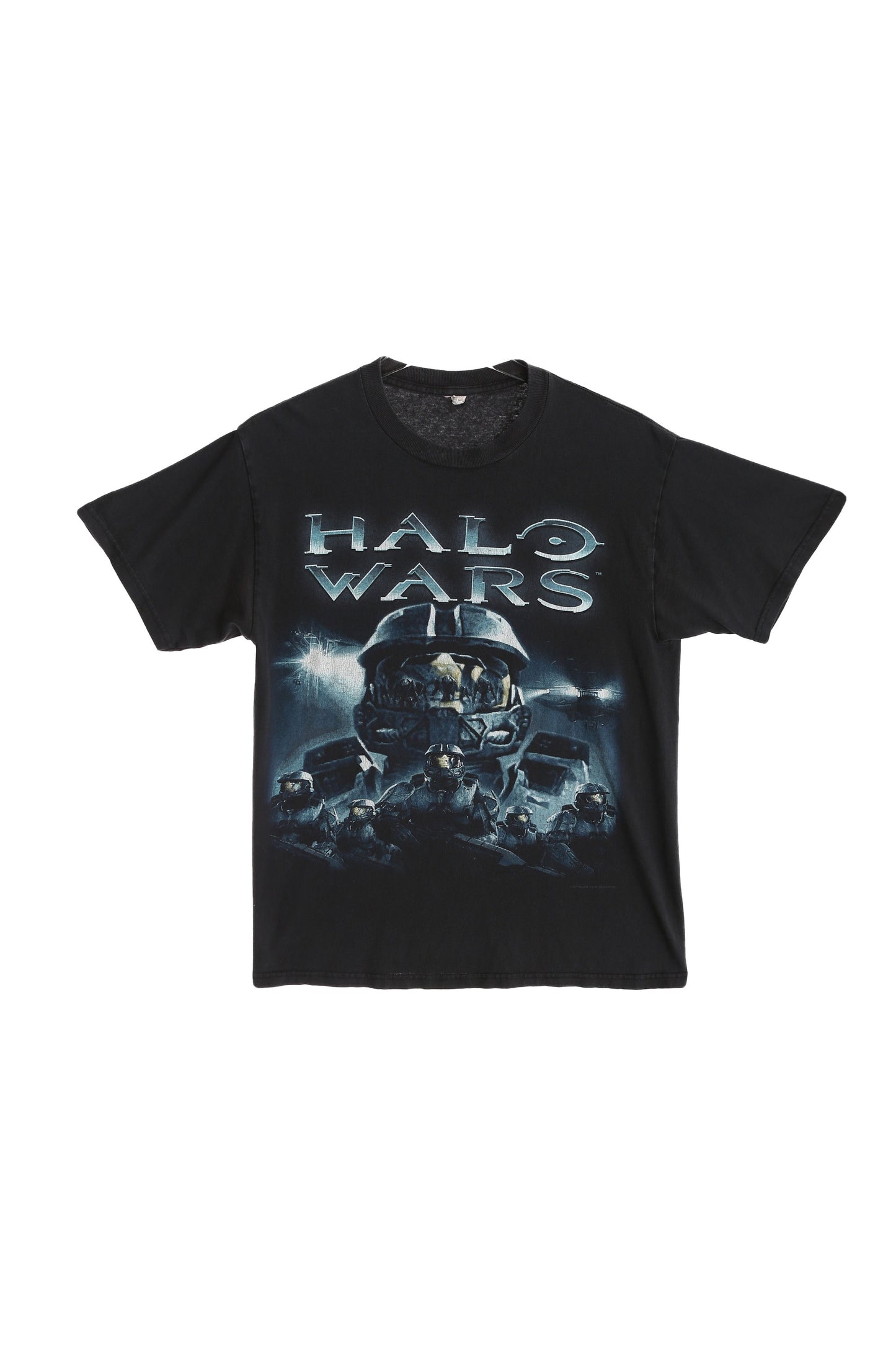 Vintage Halo Wars Black Graphic T-shirt