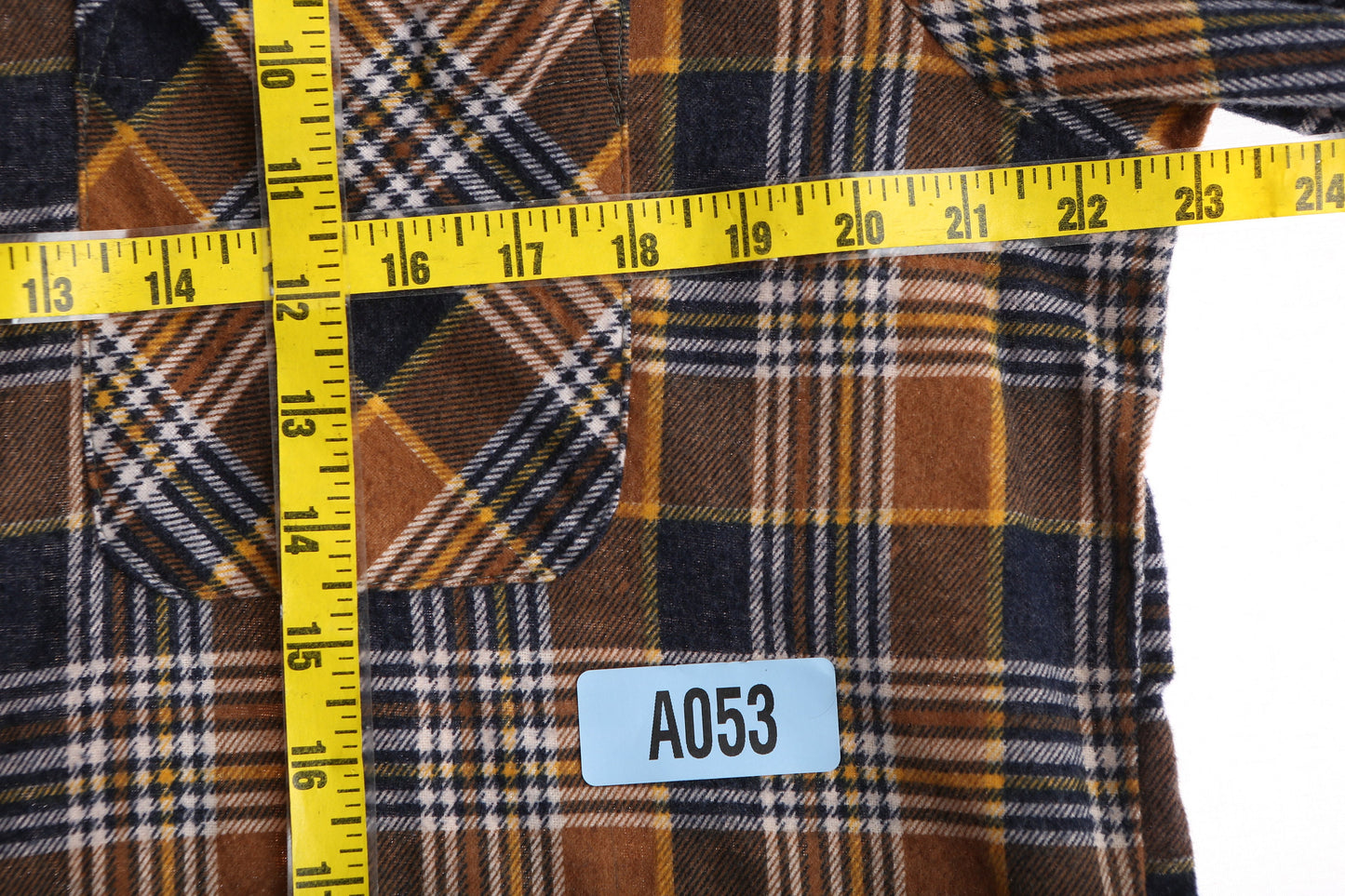 Vintage Men Flannel Brown Shirt / By Lumberjack / Era 1970's - 1980's