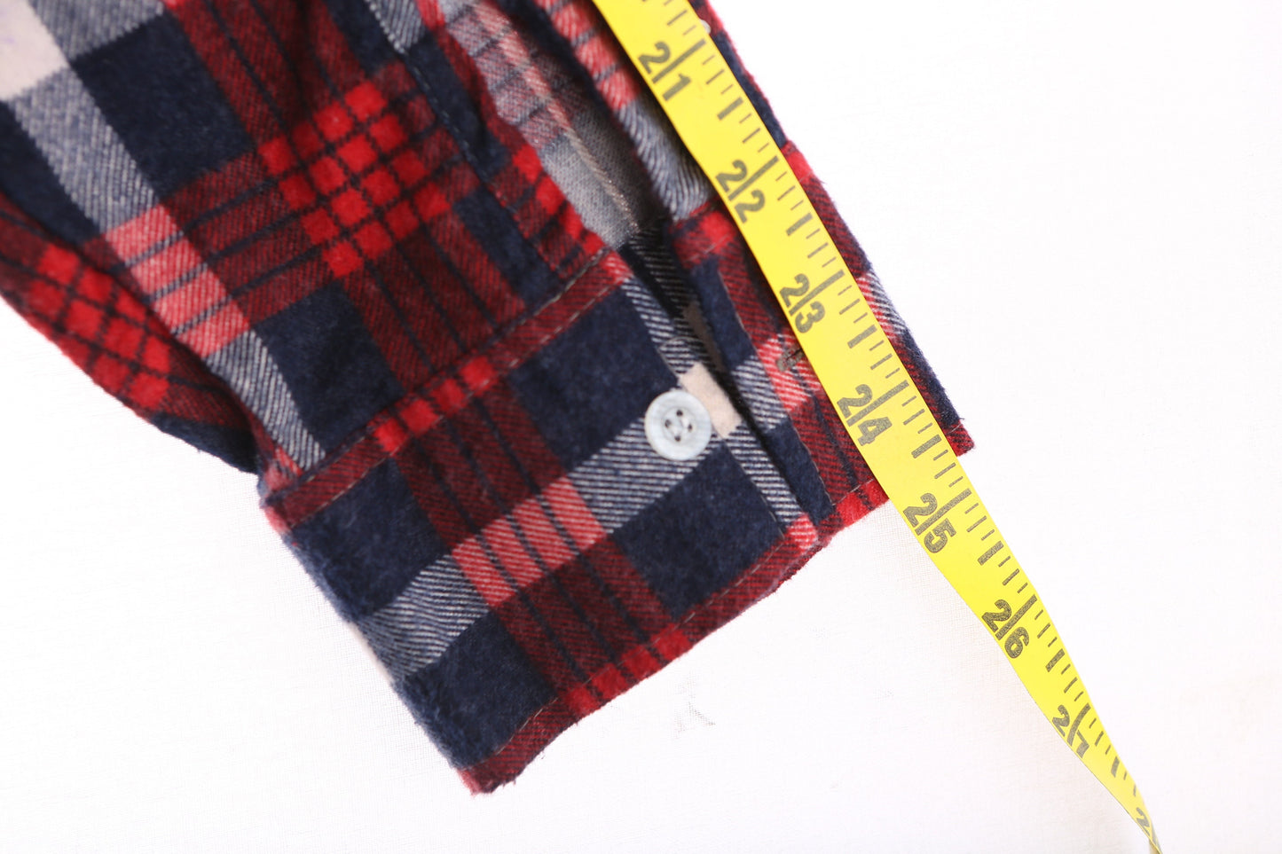 Vintage Men's Red Plaid Flannel Shirt by Lumberjack / Era 1970's - 1980's