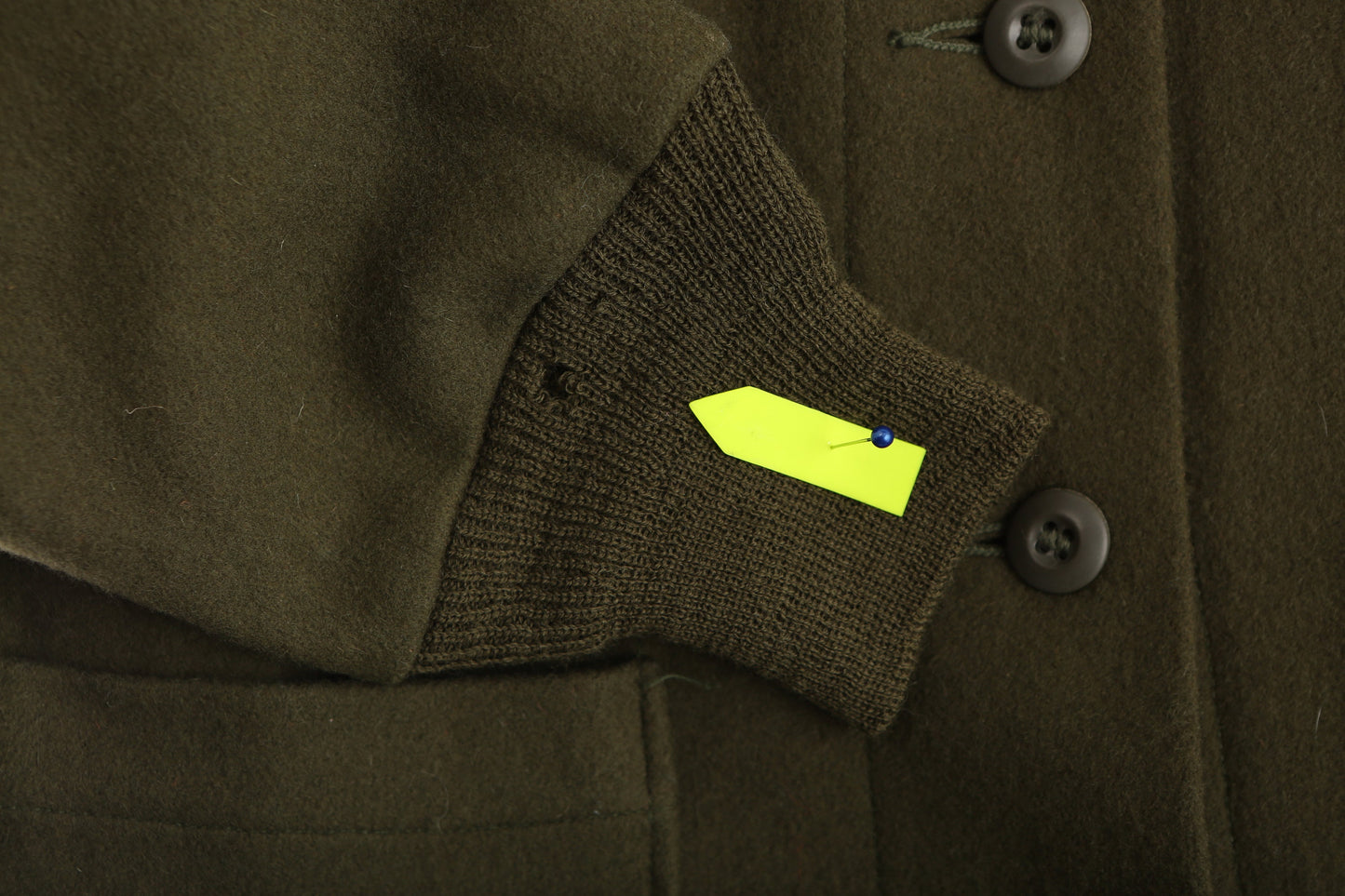 Vintage Women Green Military Jacket