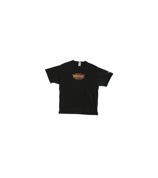 Vintage Warcraft 3 Reing of Chaos Black Graphic T-shirt