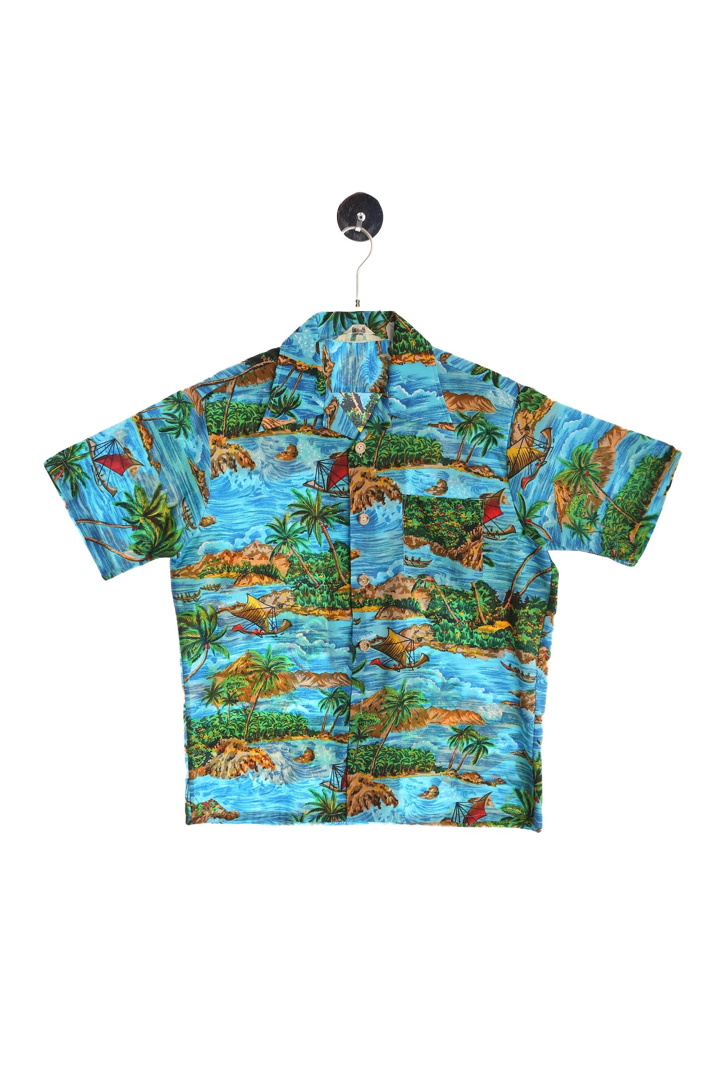 Vintage Hawaiian Shirt by Royal Islander / Estimated era: 70s - 80s