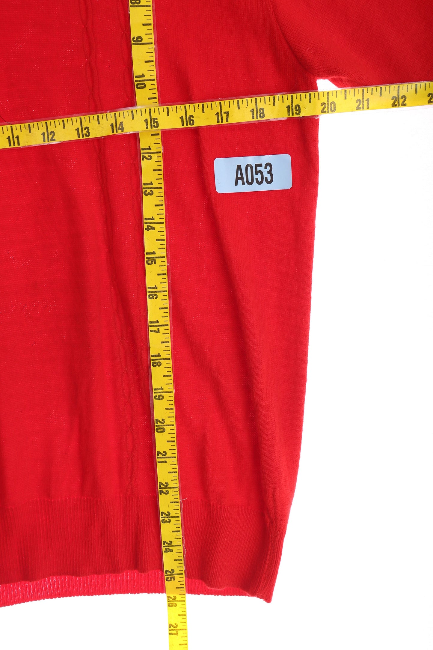 Vintage Men Red Polo Shirt by Glasgo May Co. / Estimated era: 50s - 60s