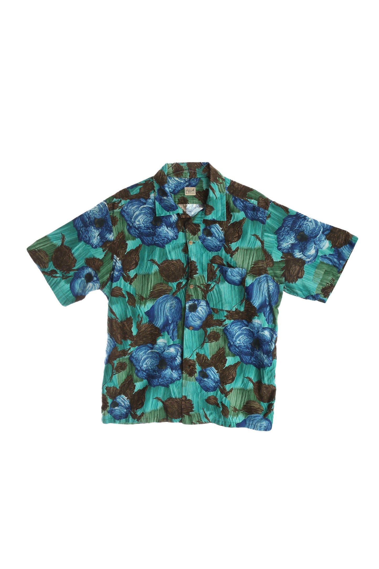 Vintage Hawaiian Shirt by Ruth / Made in Honokaa, Hawaii / Estimated era: 50s - 60s