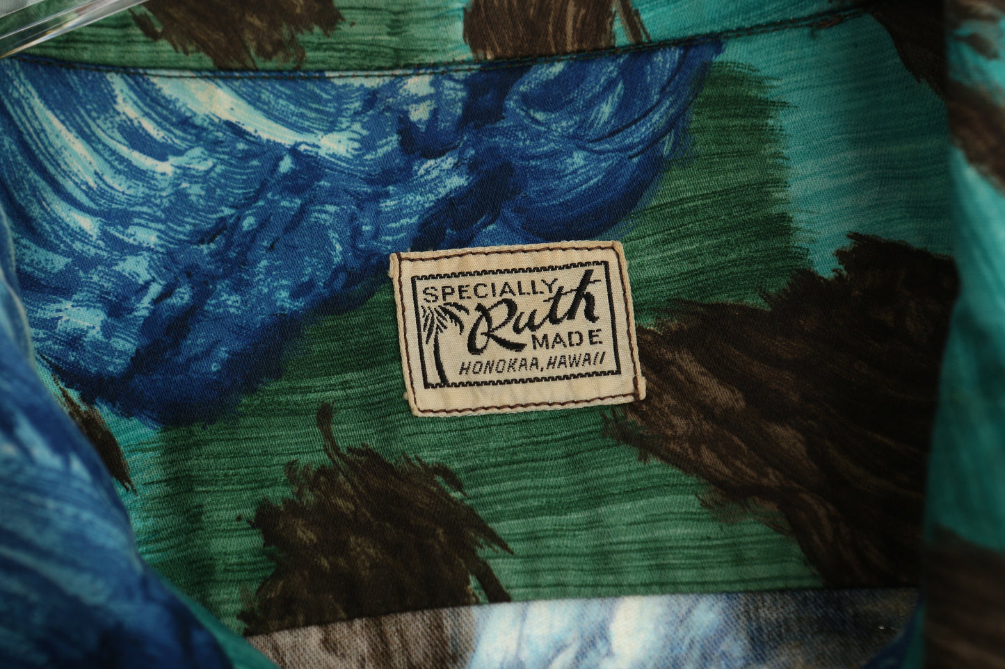 Vintage Hawaiian Shirt by Ruth / Made in Honokaa, Hawaii / Estimated era: 50s - 60s
