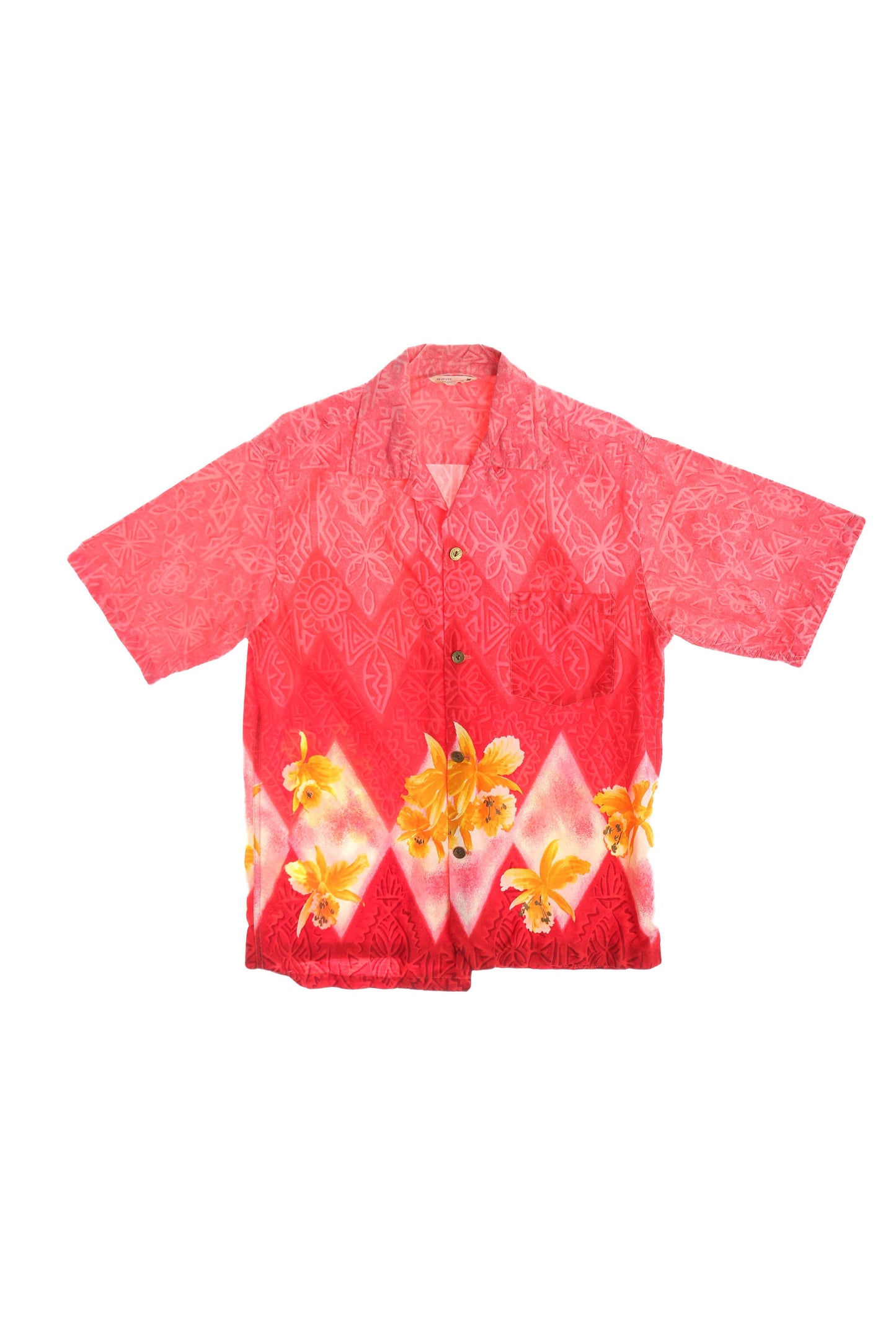 Vintage Hawaiian Shirt by Hawaiian Tops / Made in Hawaii / Estimated era: 40s - 50s