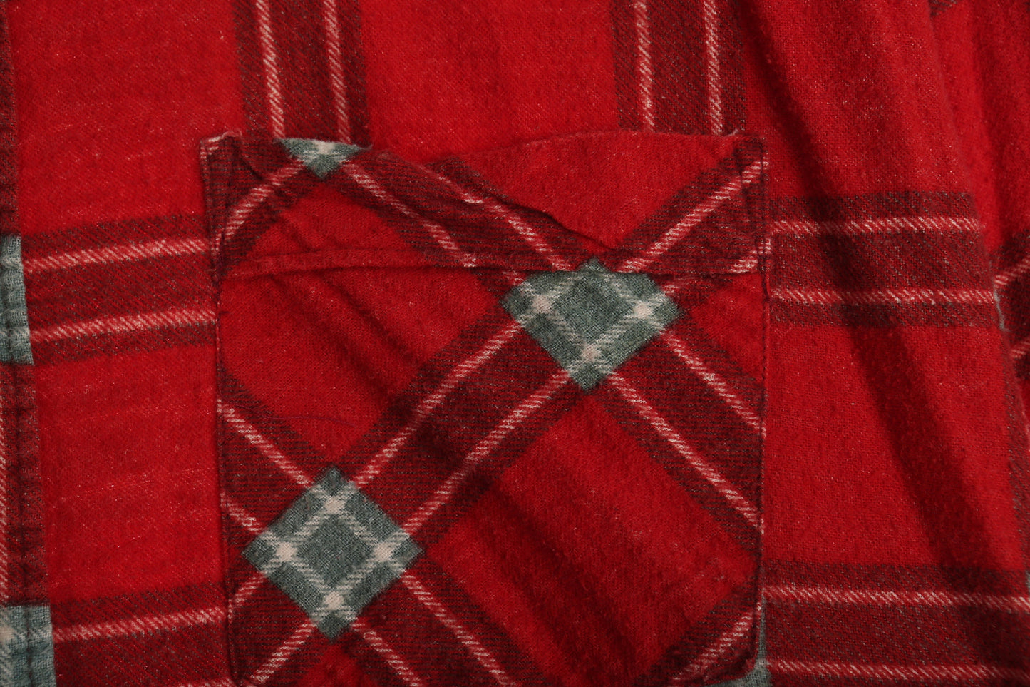 Vintage Red Flannel Shirt by Woodland