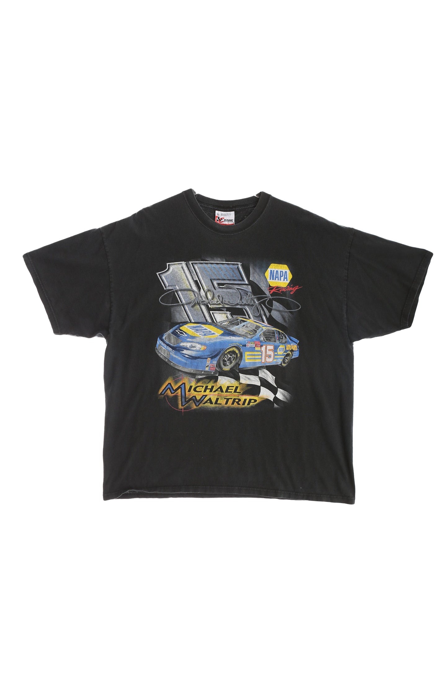 Vintage NASCAR Miachel Waltrip Black Graphic T-shirt