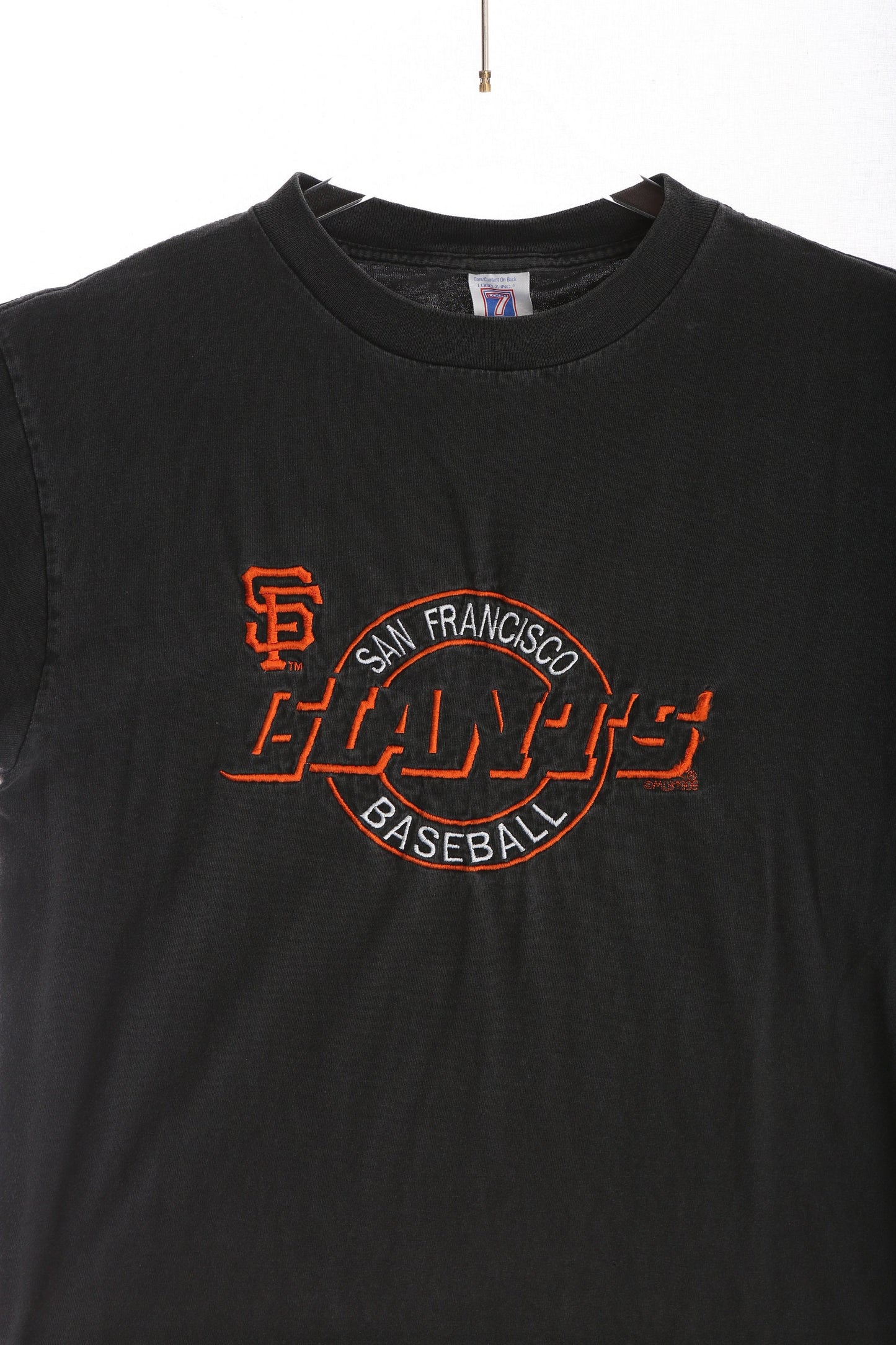 Vintage San Francisco Giants Black Embroidered T-shirt