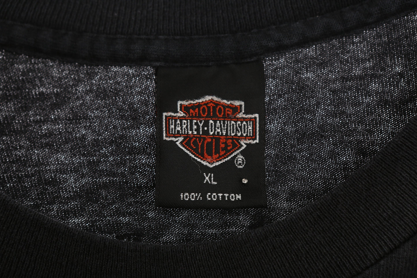 Vintage Harley Davidson Motorcycles Black Long Sleeve Graphic T-shirt