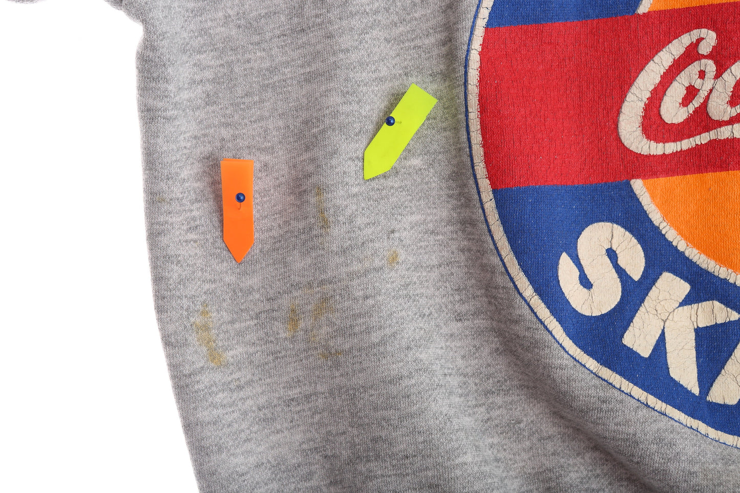 Vintage USA Team Official Racing Coca Cola Gray Graphic Sweatshirt