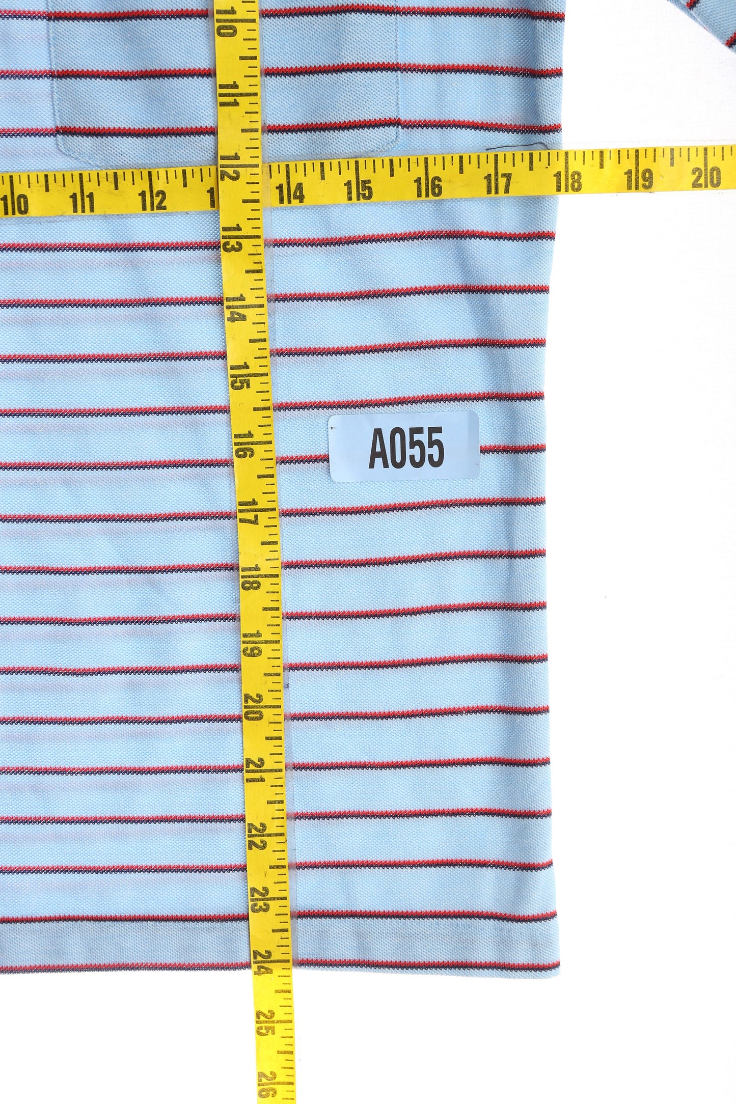 Vintage Blue Polo Striped T-shirt by Kingsport