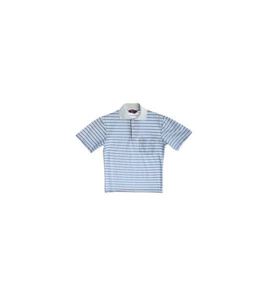 Vintage Blue Polo Striped T-shirt by Kingsport