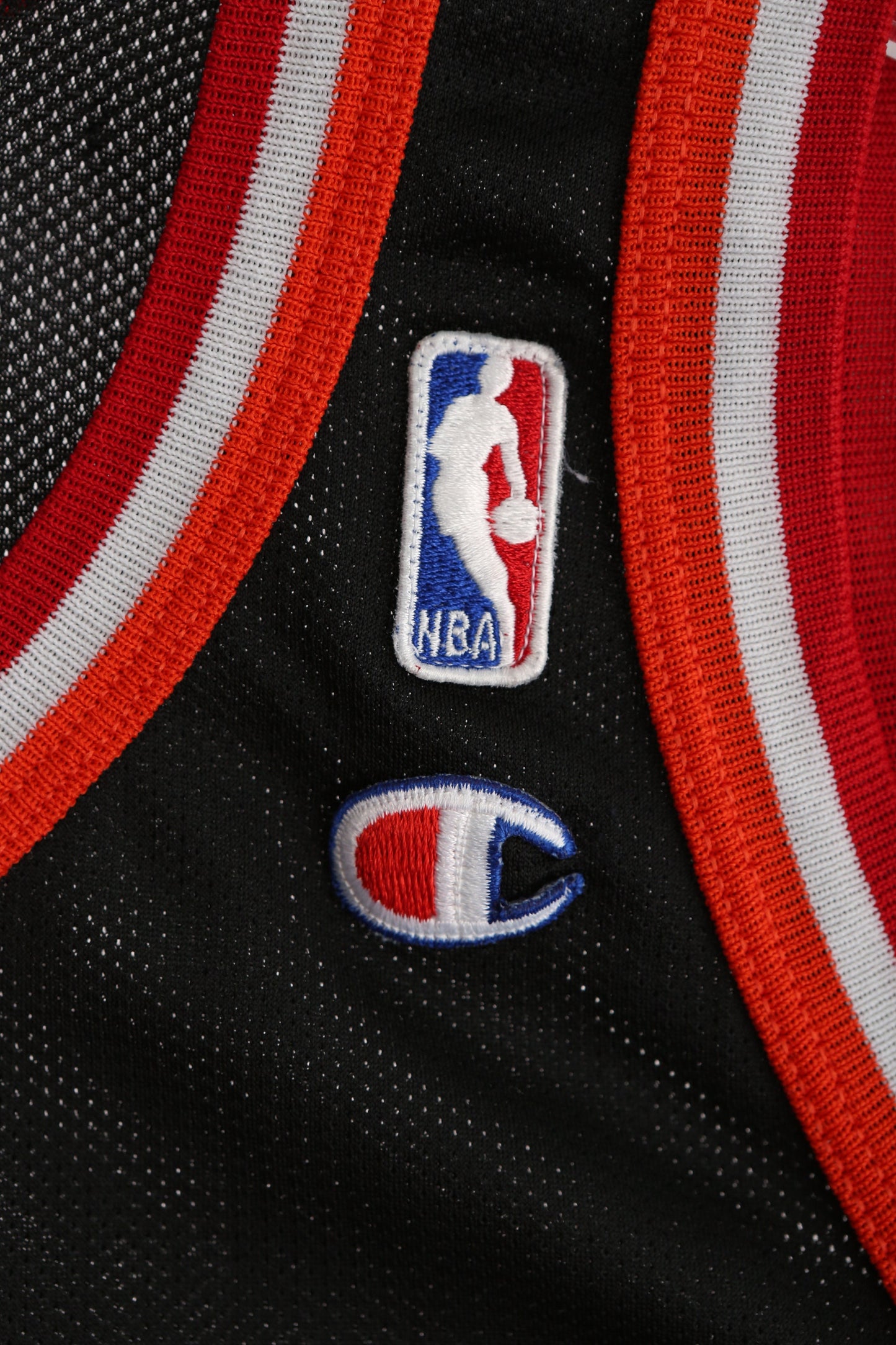 Vintage 33 Heat Black Basketball Jersey by Champion