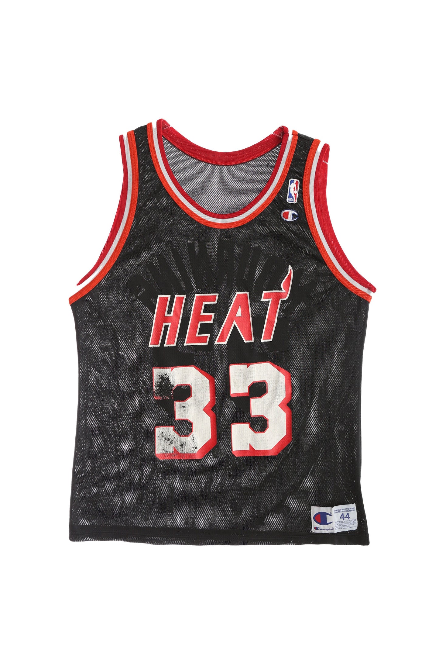 Vintage 33 Heat Black Basketball Jersey by Champion