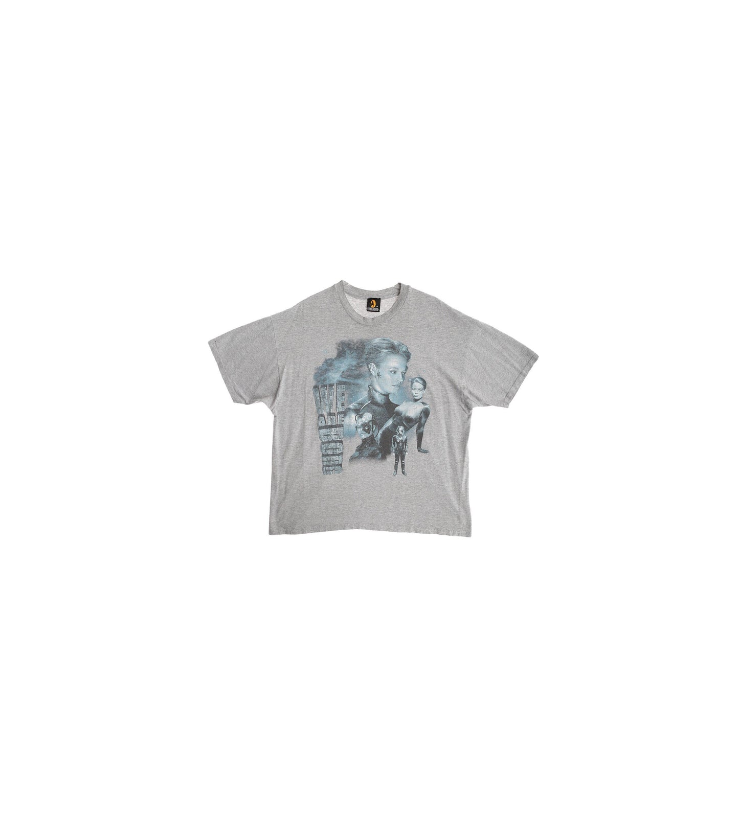 Vintage We Are Borg Gray Graphic T-shirt by Star Trek