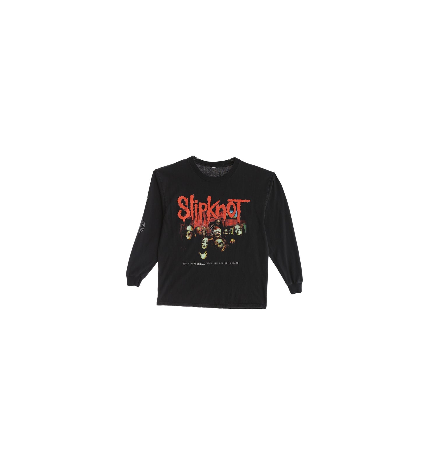Vintage Slipknot Long Sleeve Black Rock Shirt / You cannot kill What you cannot create / Vol . The Subliminal Verse