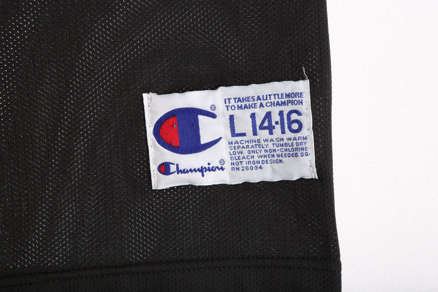 Vintage Champion Black Basketball Jersey / Chicago Bulls 23