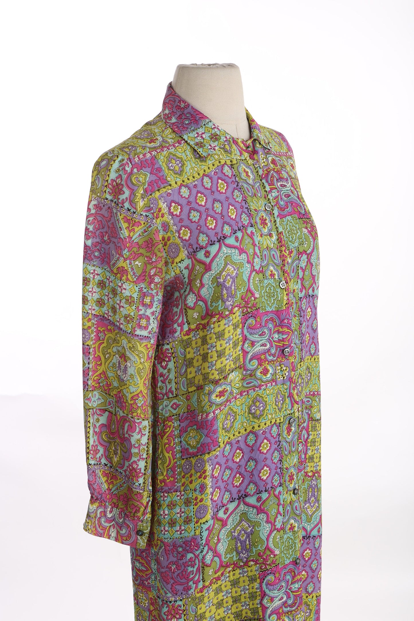 Vintage Mod Floral Print Dress