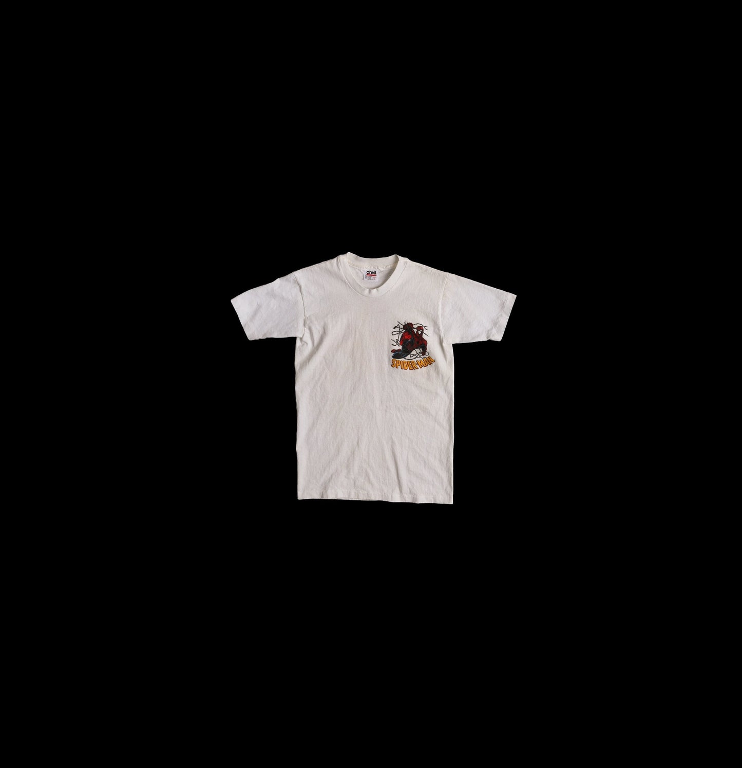 Spider Man White Graphic T-shirt - Era 90s - Y2K