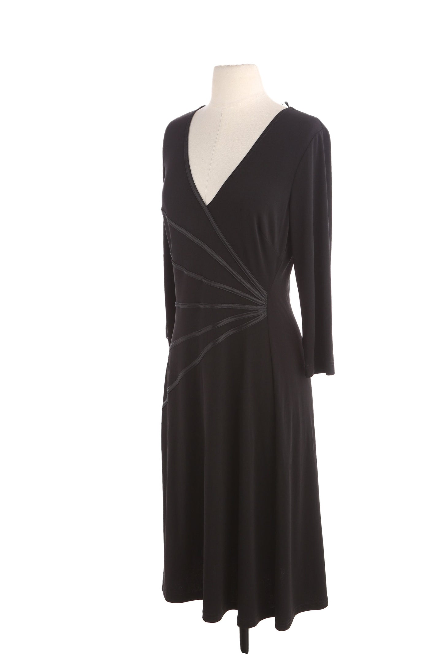 Vintage Women Black Velvet Slip Dress by Connected Apparel