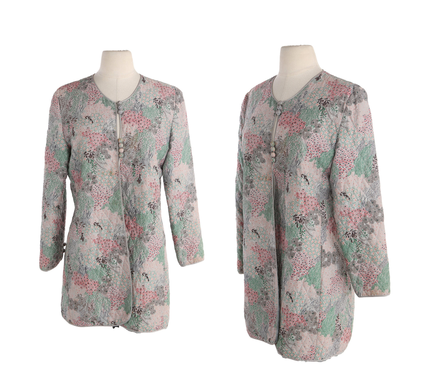 Vintage Women Flora Print Jacket