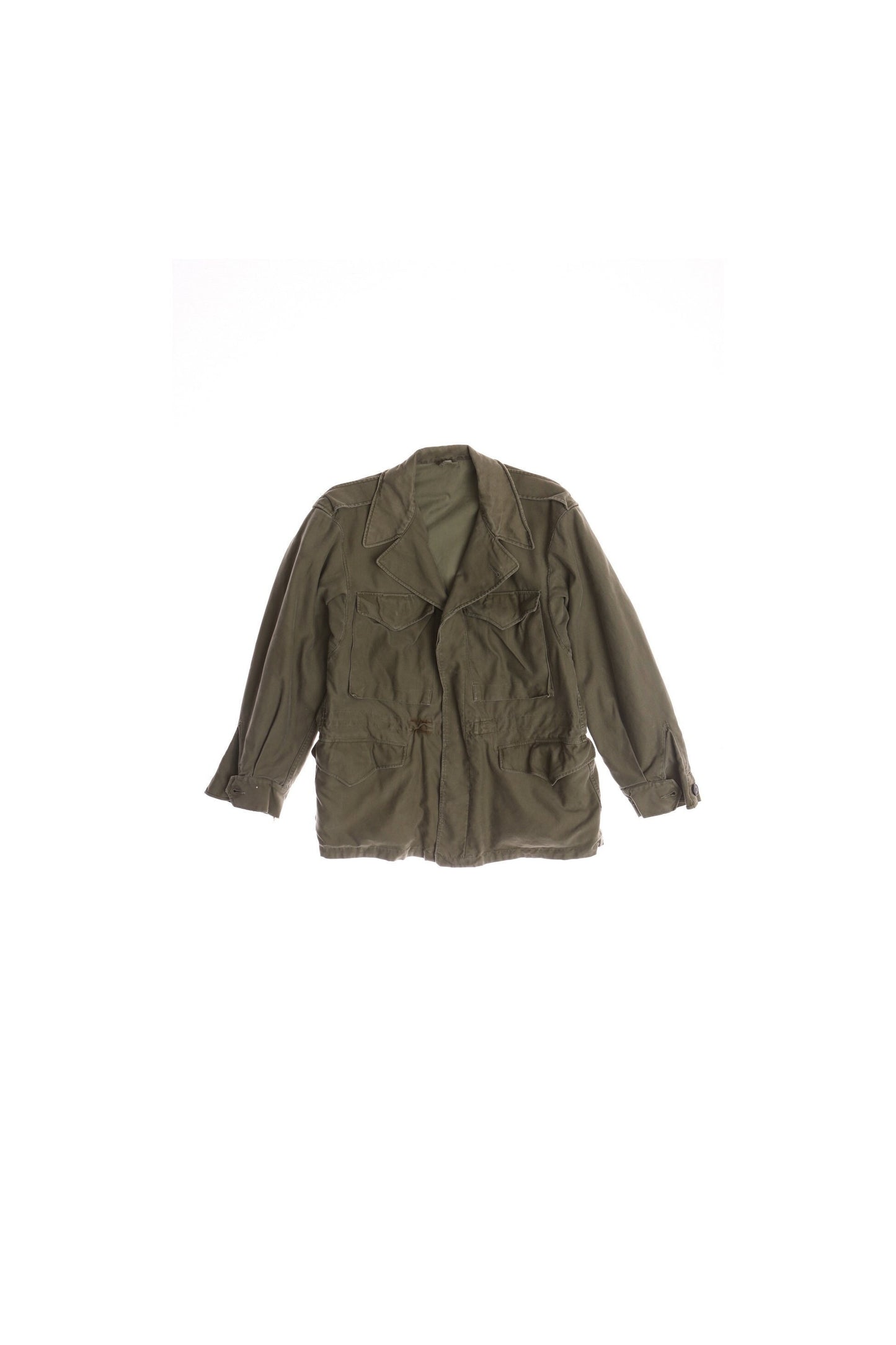 Vintage Military Green Field Jacket