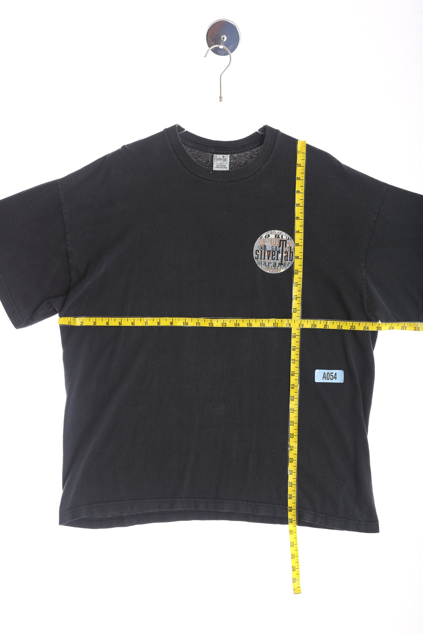 Vintage Silver Tab Levi's Black Graphic T-shirt / Made in USA