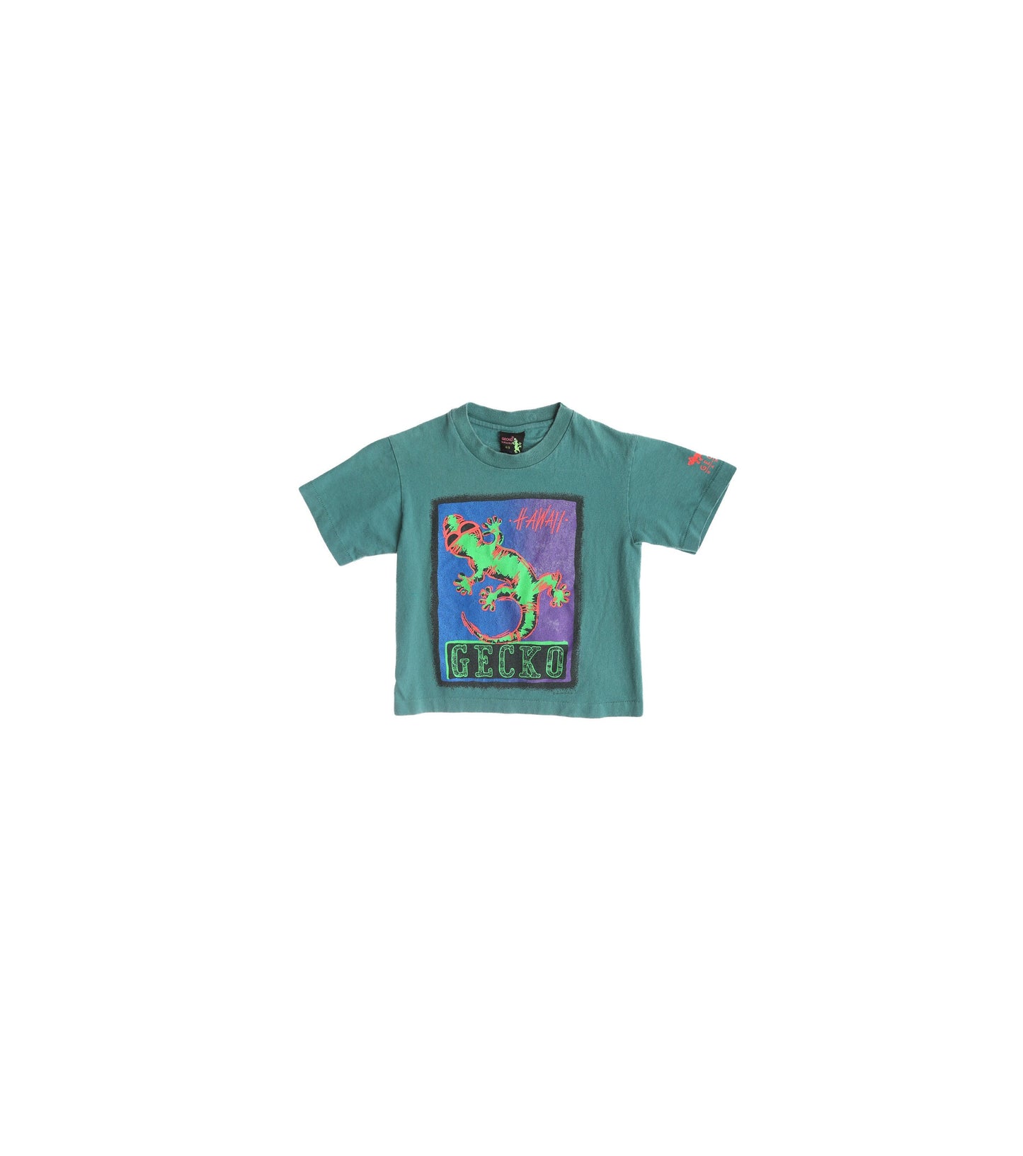 Vintage Green Hawaiian Graphic T-shirt