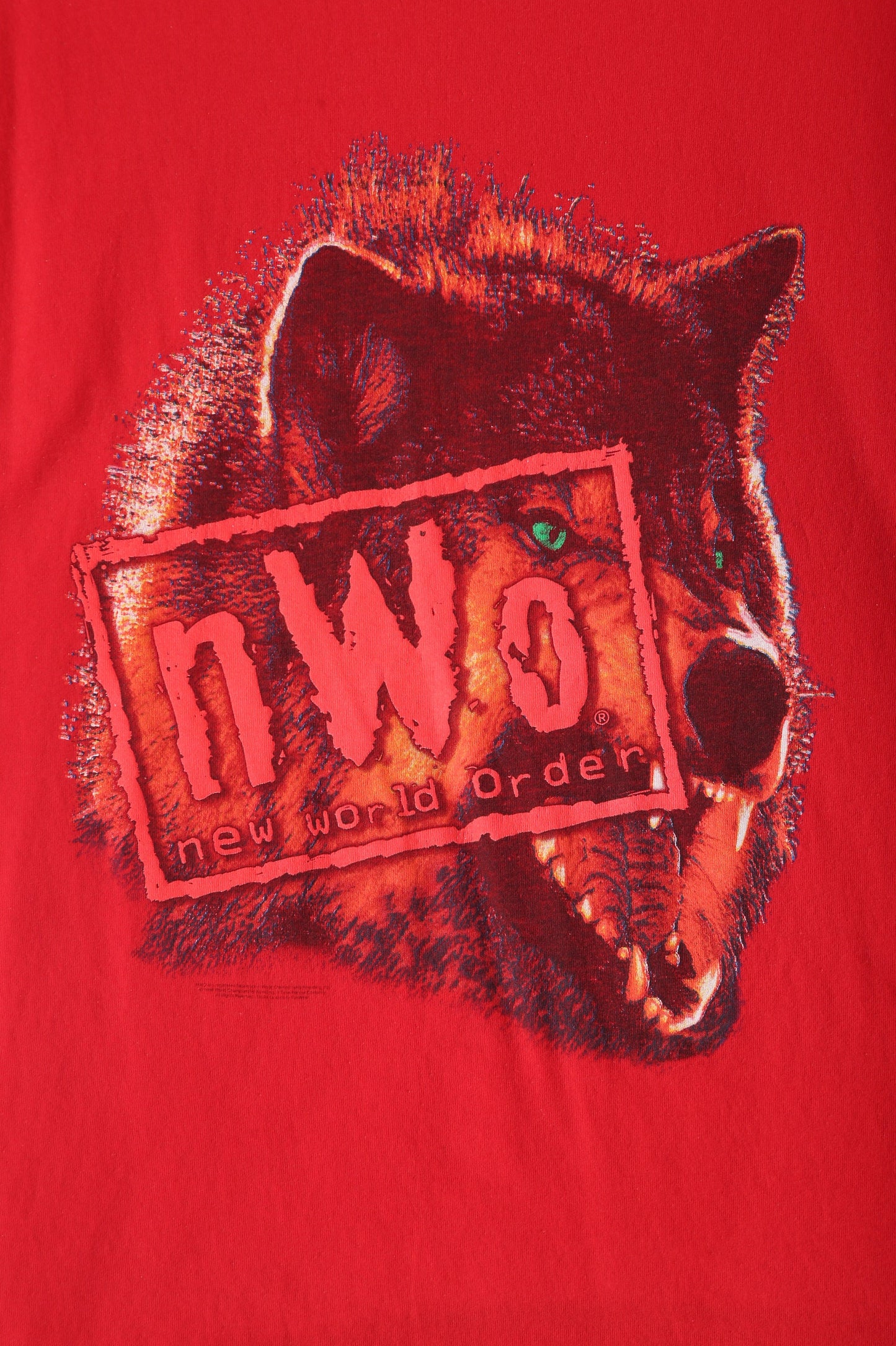 Vintage New World Order Red Graphic T-shirt