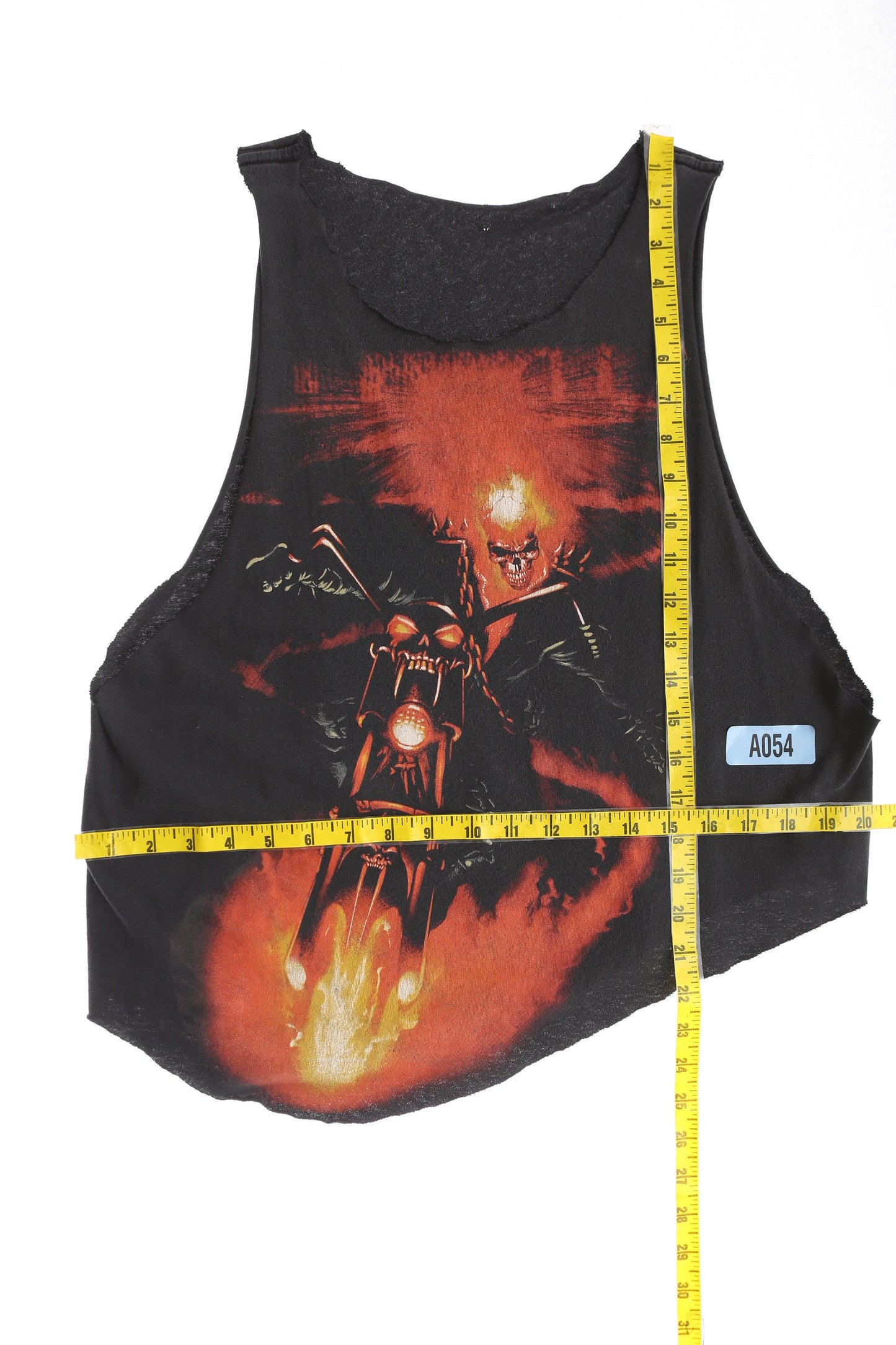 Vintage Ghost Rider Graphic Cut Off T-shirt