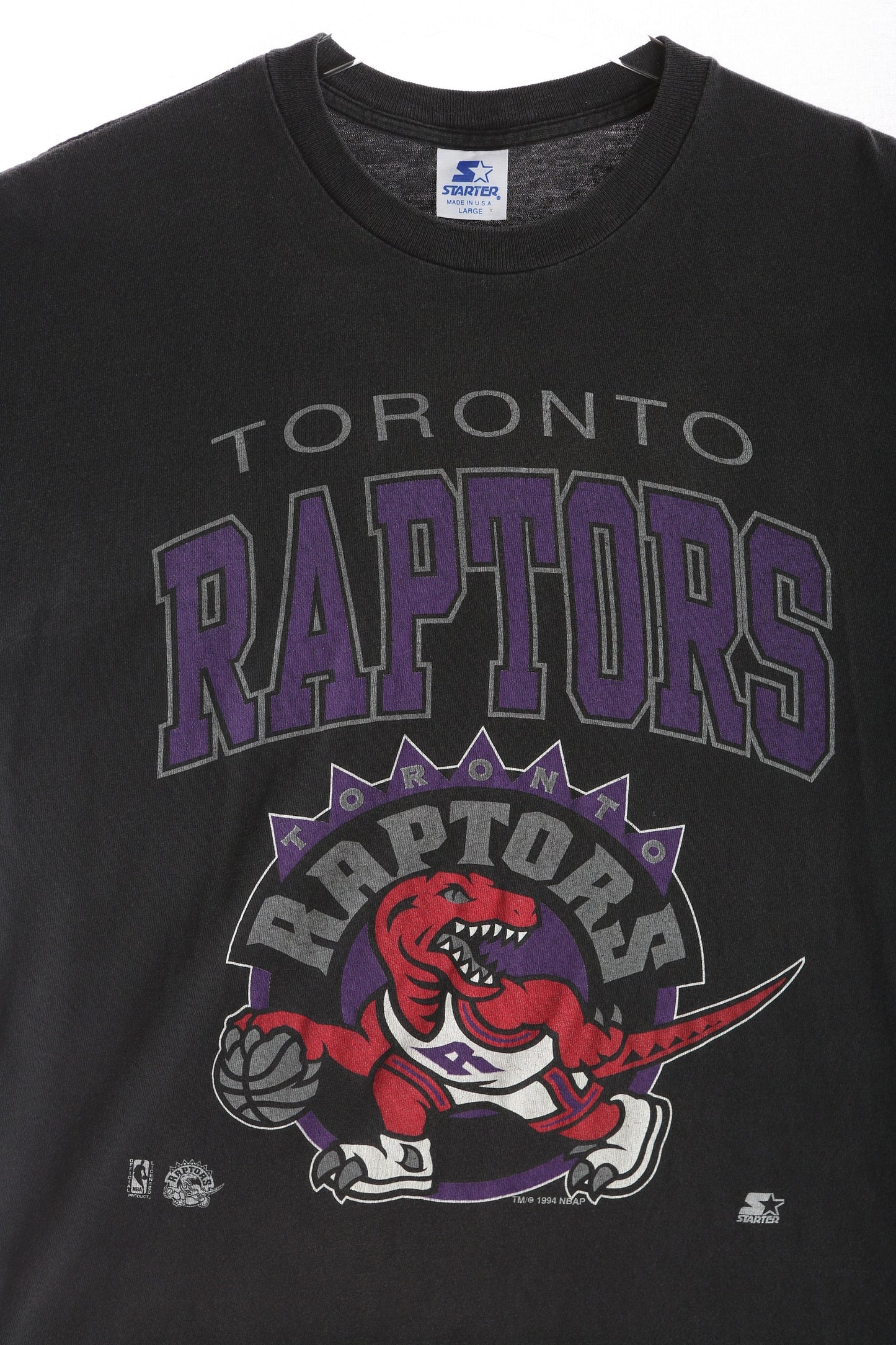 Vintage Toronto Raptors Basketball Graphic T-shirt By Starter