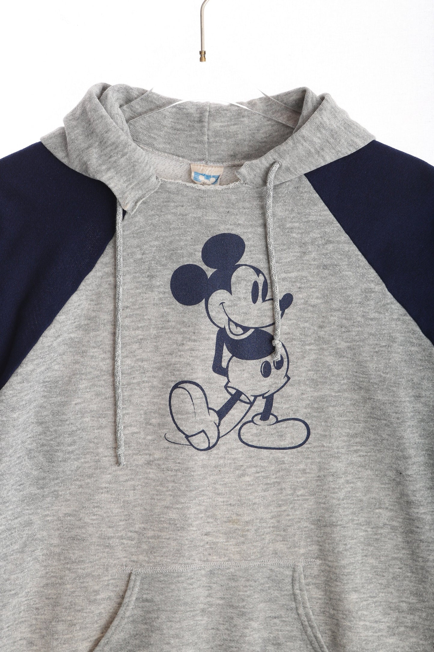 Vintage Mickey Mouse Gray Hoodie