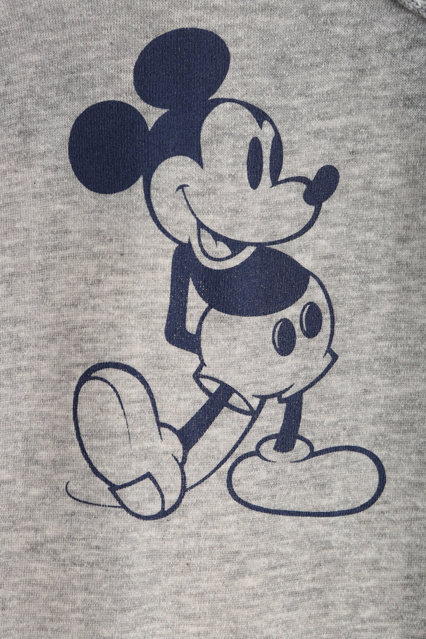 Vintage Mickey Mouse Gray Hoodie