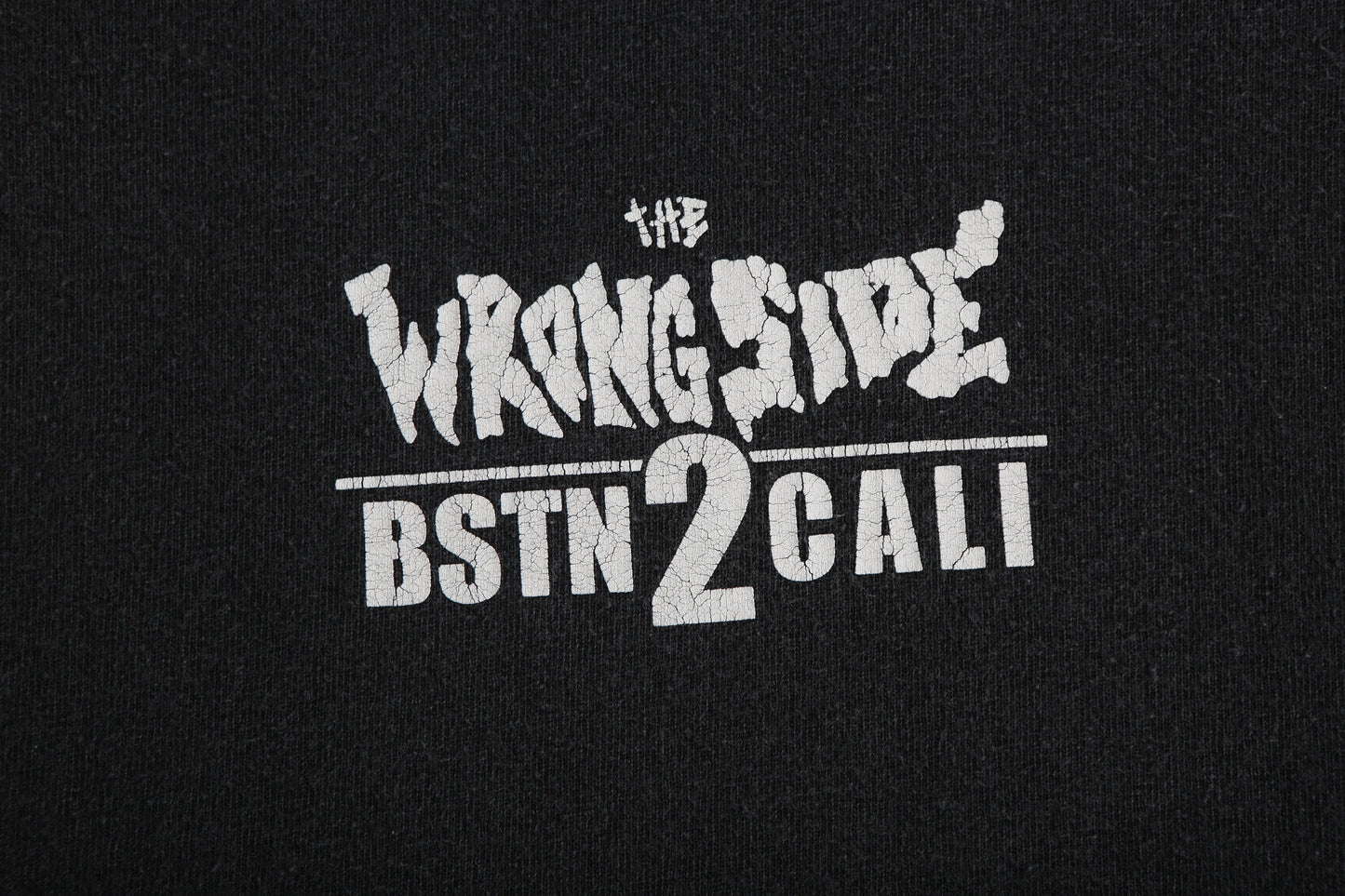 The Wrong Side BSTN 2 CALI Vintage Wrestling Graphic T-shirt