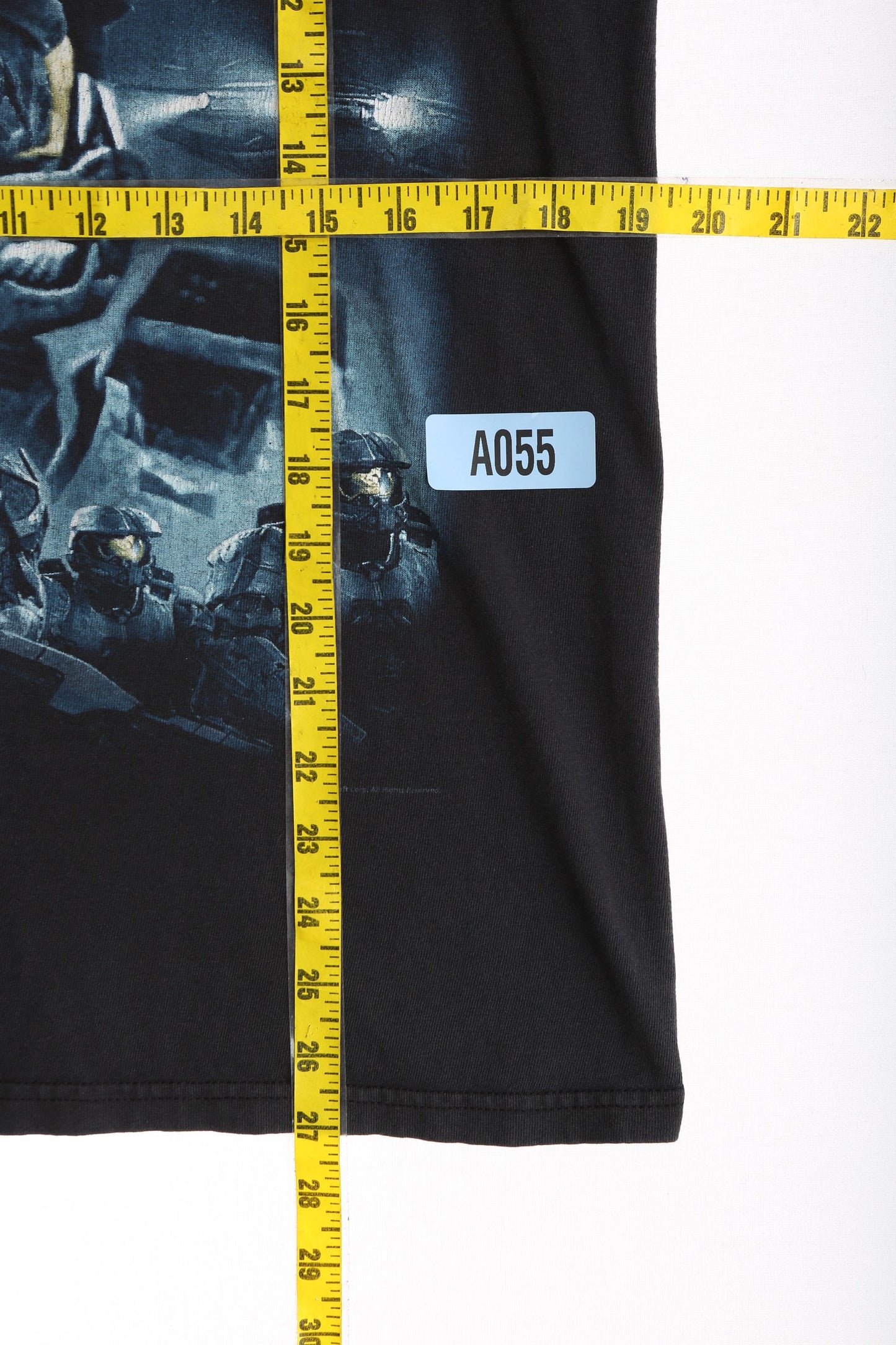 Vintage Halo Wars Black Graphic T-shirt