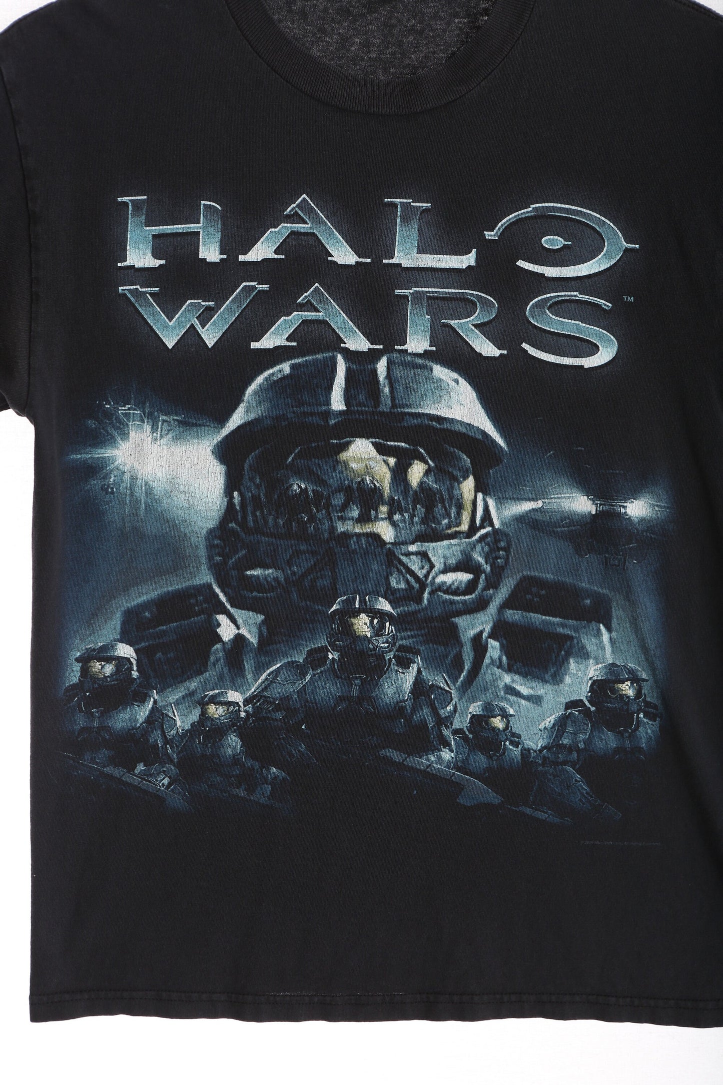 Vintage Halo Wars Black Graphic T-shirt