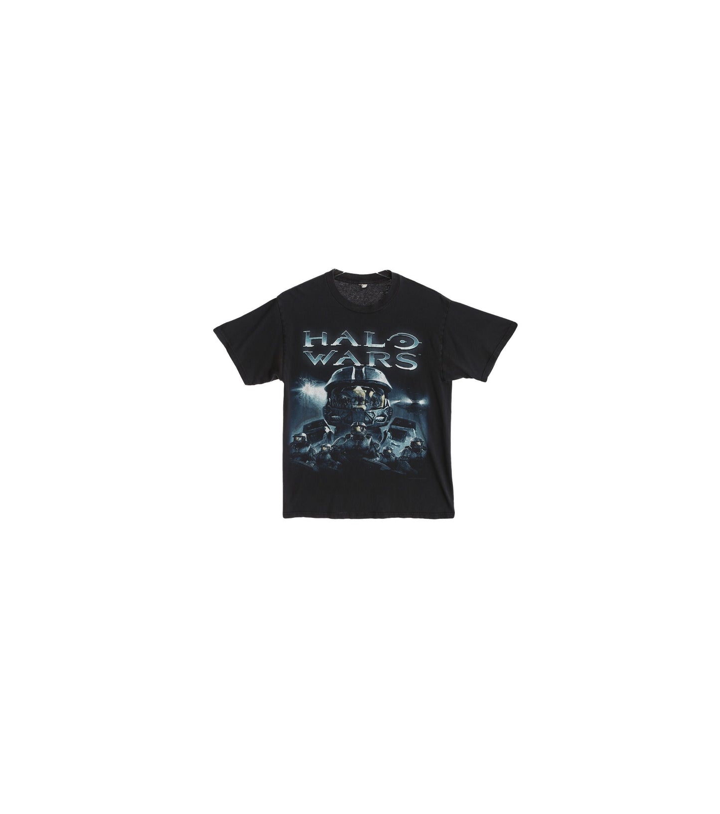 Vintage Halo Wars Black Graphic T-shirt