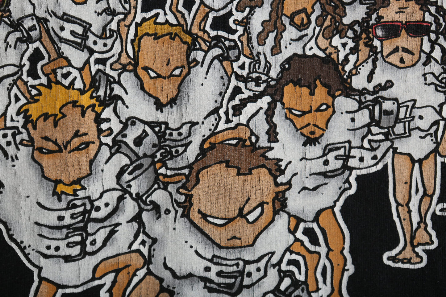 Vintage Summer Sanitarium Tour 2000 Rock Graphic T-shirt / Metallica / Korn / Kid Rock / System of a Down / Powerman 5000 /