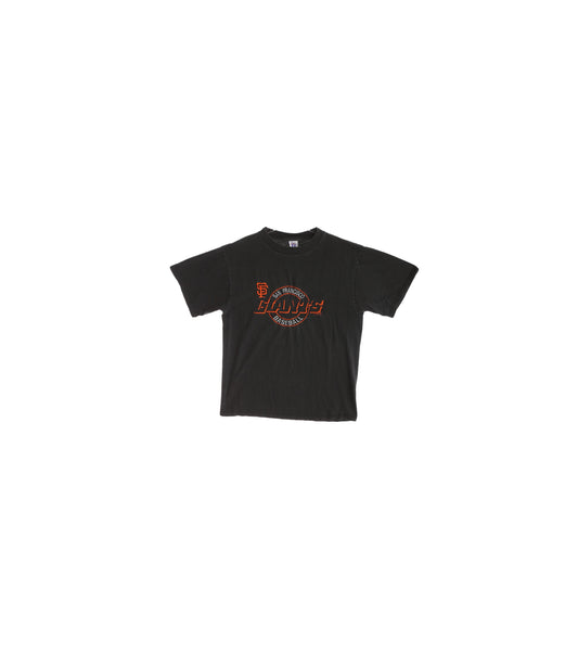 Vintage San Francisco Giants Black Embroidered T-shirt