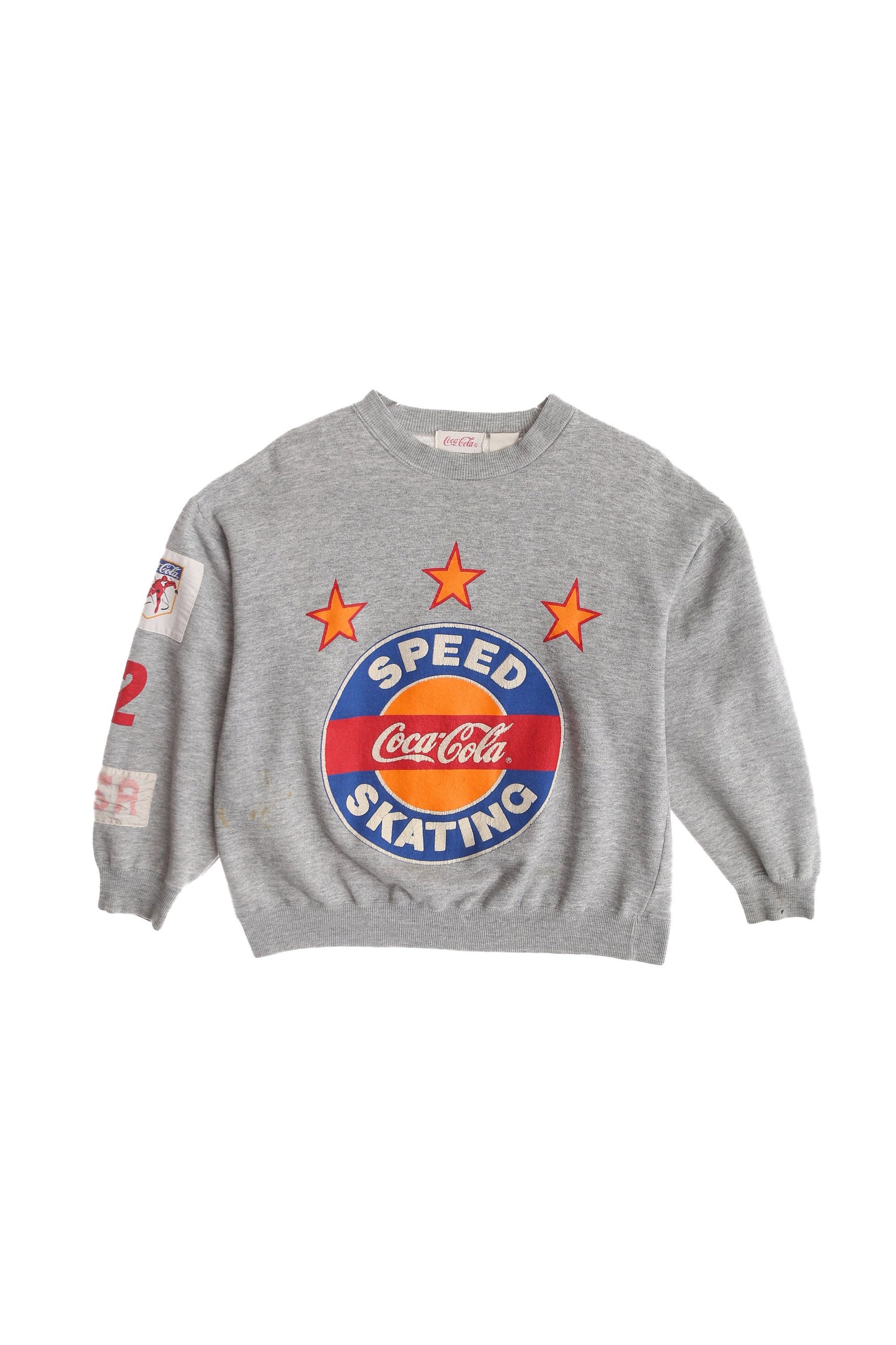 Vintage USA Team Official Racing Coca Cola Gray Graphic Sweatshirt