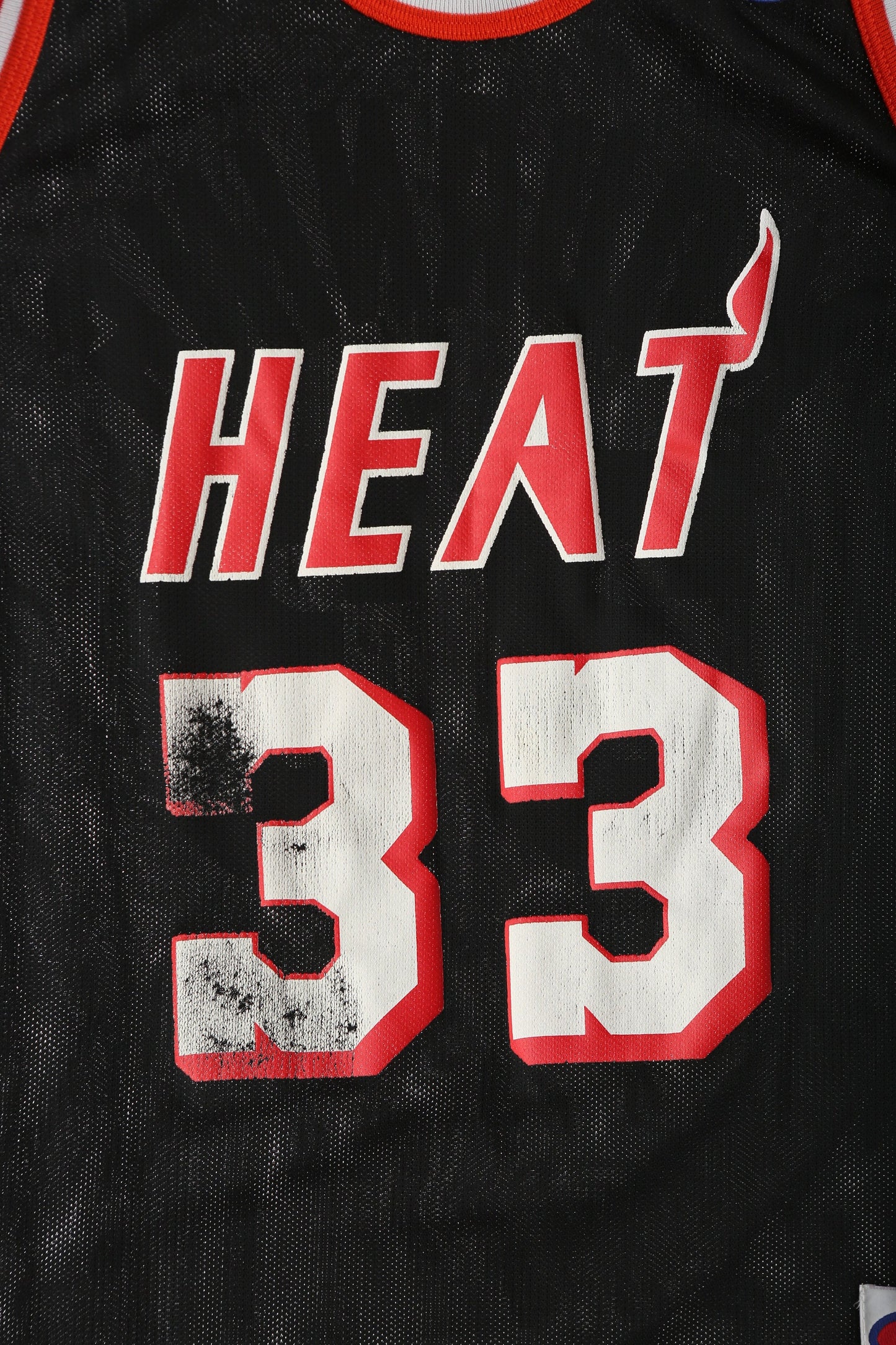 Vintage 33 Heat Black Basketball Jersey by Champion