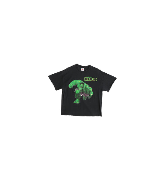 Vintage Hulk Black Graphic T-shirt