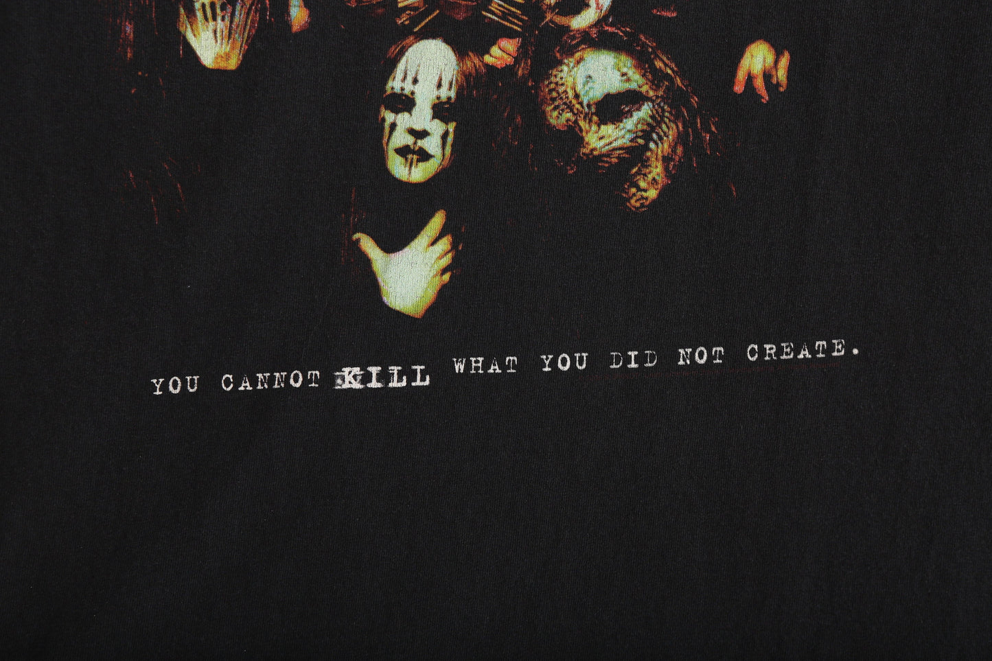Vintage Slipknot Long Sleeve Black Rock Shirt / You cannot kill What you cannot create / Vol . The Subliminal Verse
