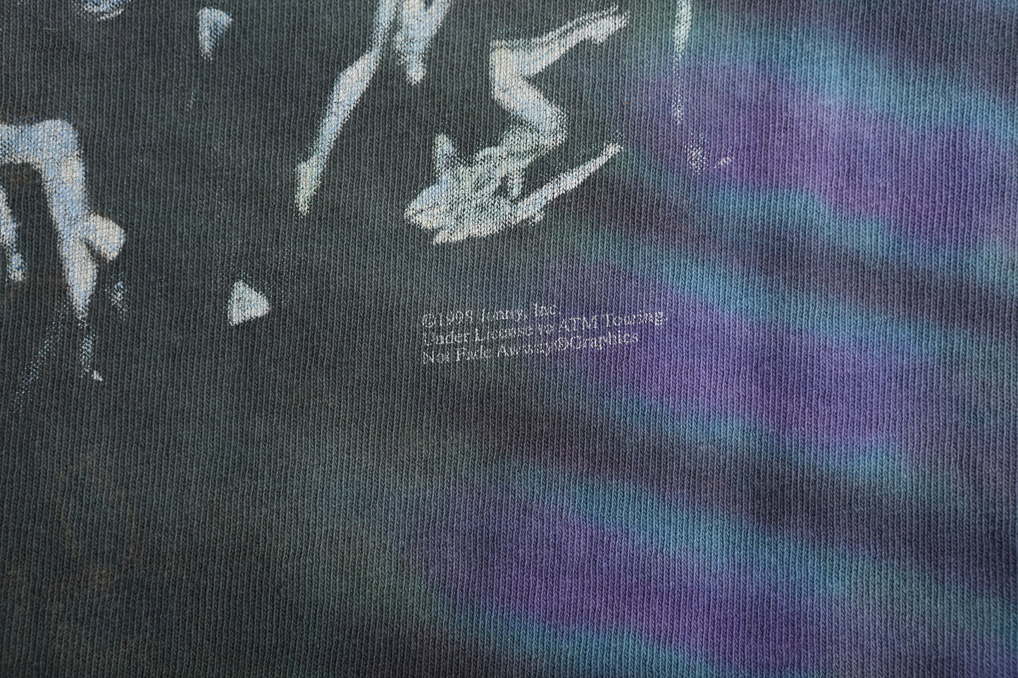 Vintage Jonny Lang Black Tie Dye Graphic Tank Top