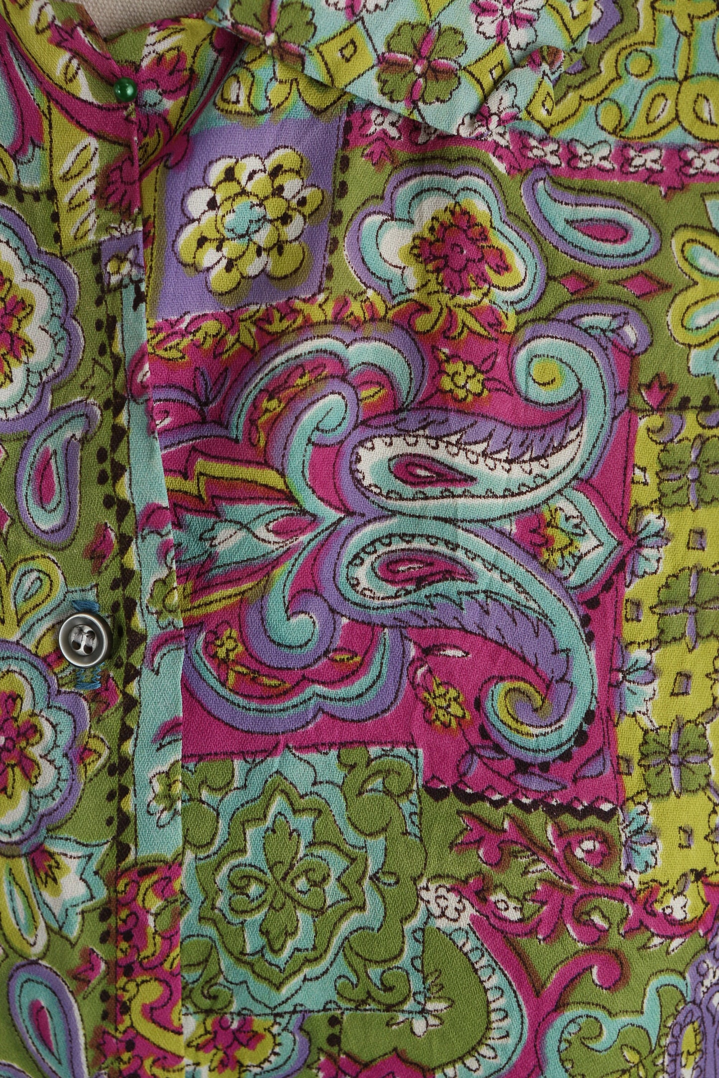 Vintage Mod Floral Print Dress