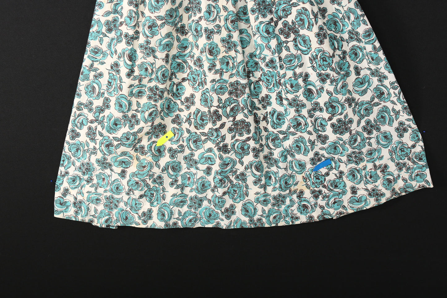 Vintage Women 50s Floral Print Summer Dress