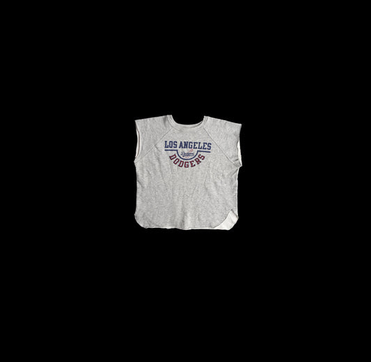 Vintage Cut Off Gray Graphic Sweatshirt