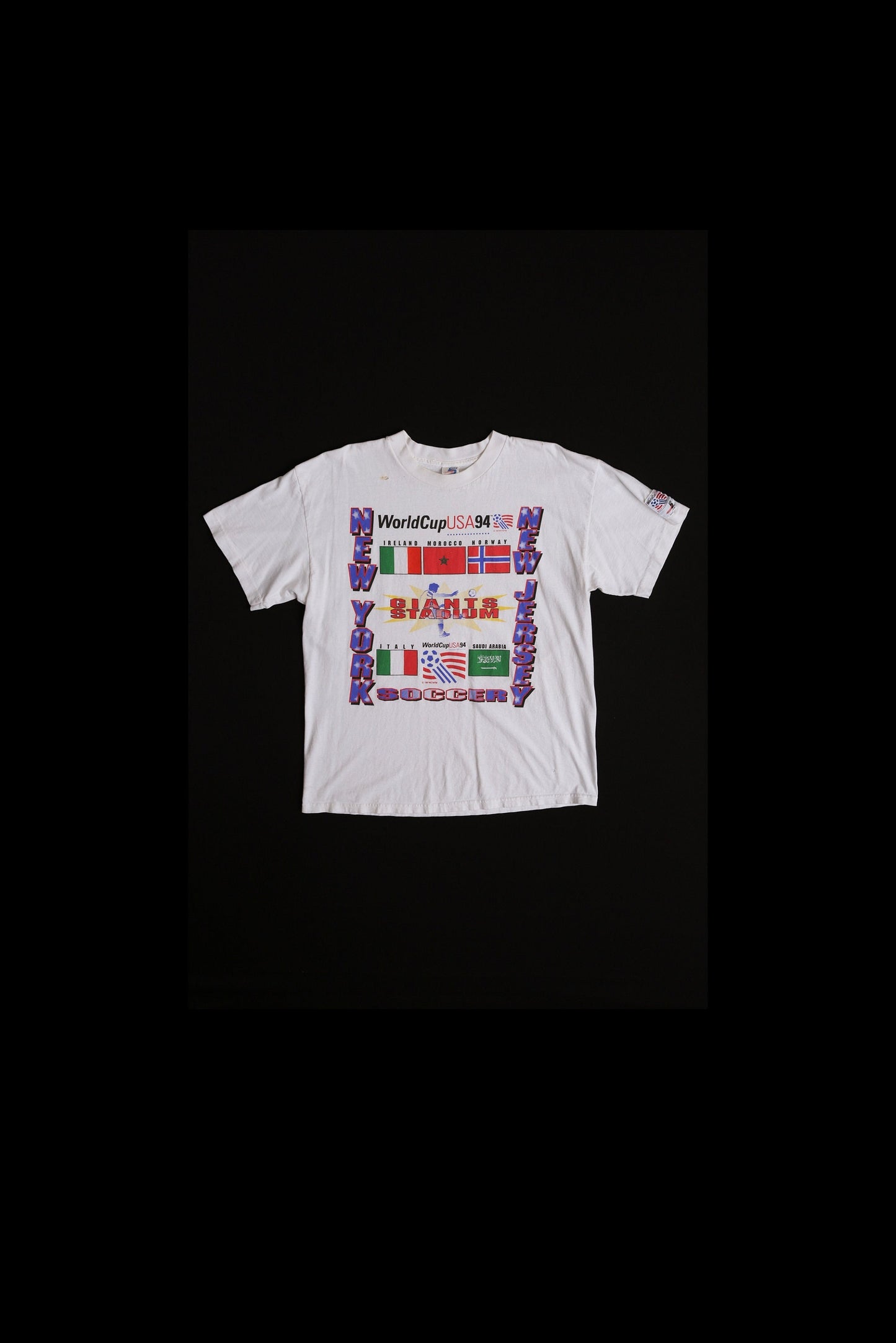 1994 World Cup USA Soccer - Giants Stadium - New York - New Jersey - Graphic T-shirt